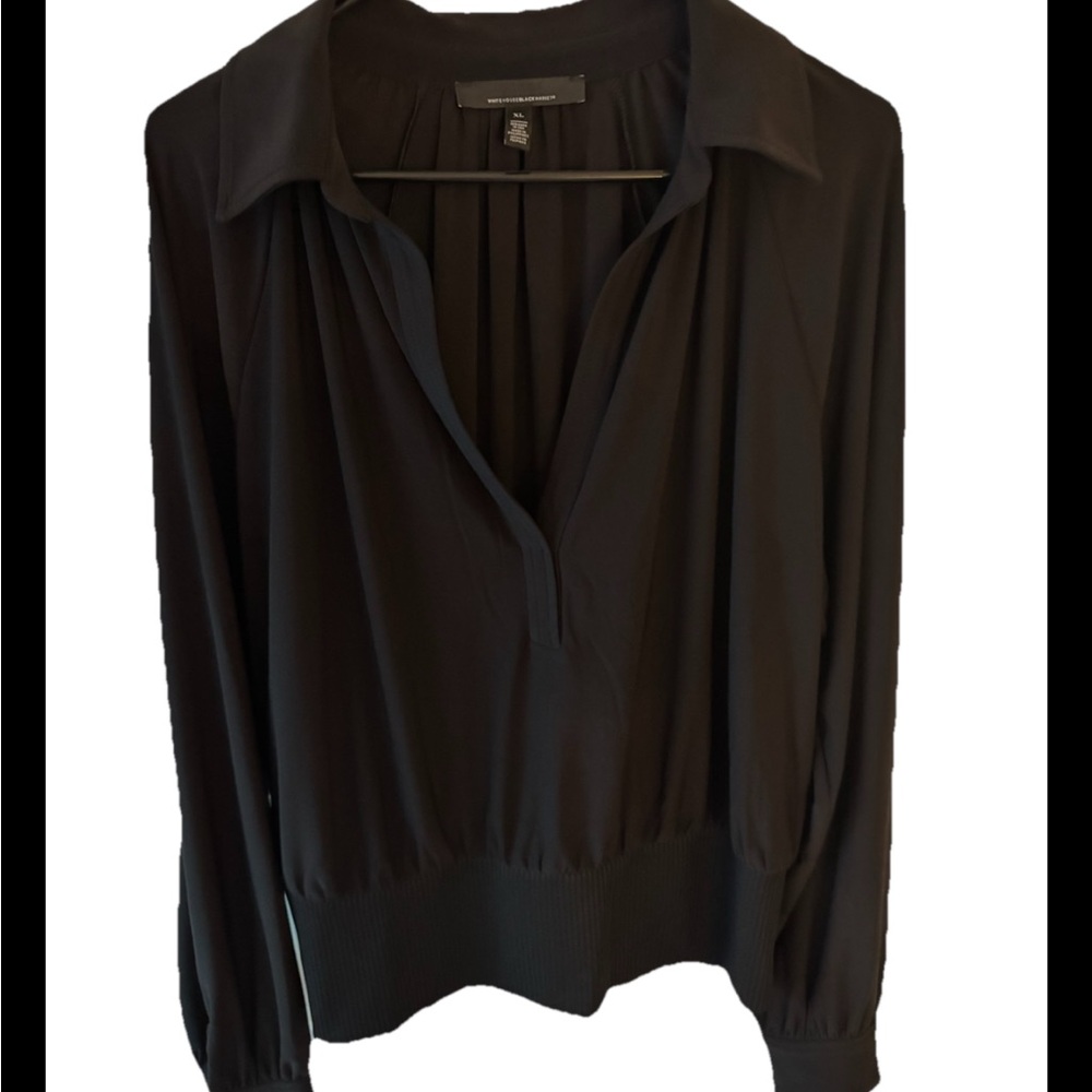 White House Black Market Black Blouse. New without tags size XL